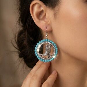 Sparkling Turquoise Trailblazer Earrings
